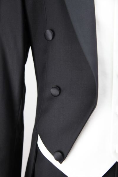 燕尾服 4点セット ブラック ピークドラペル 燕尾服 Wonder Stage