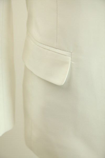 タキシード 4点セット ホワイト ショールカラー 選べるパンツ