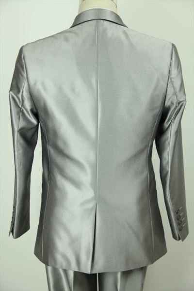 タキシード 4点セット シルバー ノッチドラペル タキシード Wonder Stage