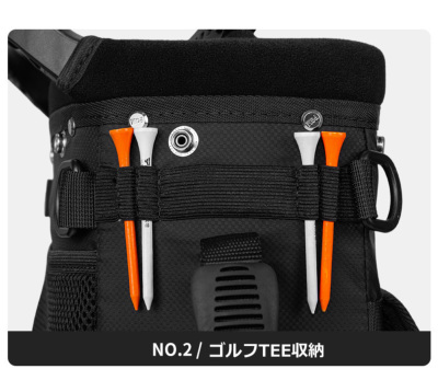 ゴルフキャディバッグ スポーツゴルフバッグ PGM リュックサック