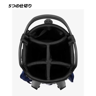 スタンド式キャディバッグ ゴルフバッグ セルフスタンド フル