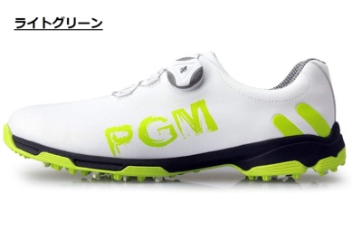 Amazon | [PGM] メンズゴルフシューズ、レースシステム付き防水