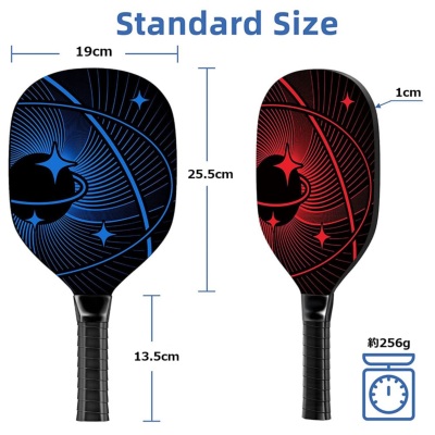 ピックルボール パドル 軽量ピクル ボール ラケット×2個 ボール4個付き