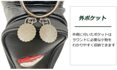 ハーフスタンドキャディバッグ スタンド式 ゴルフバッグ メンズ