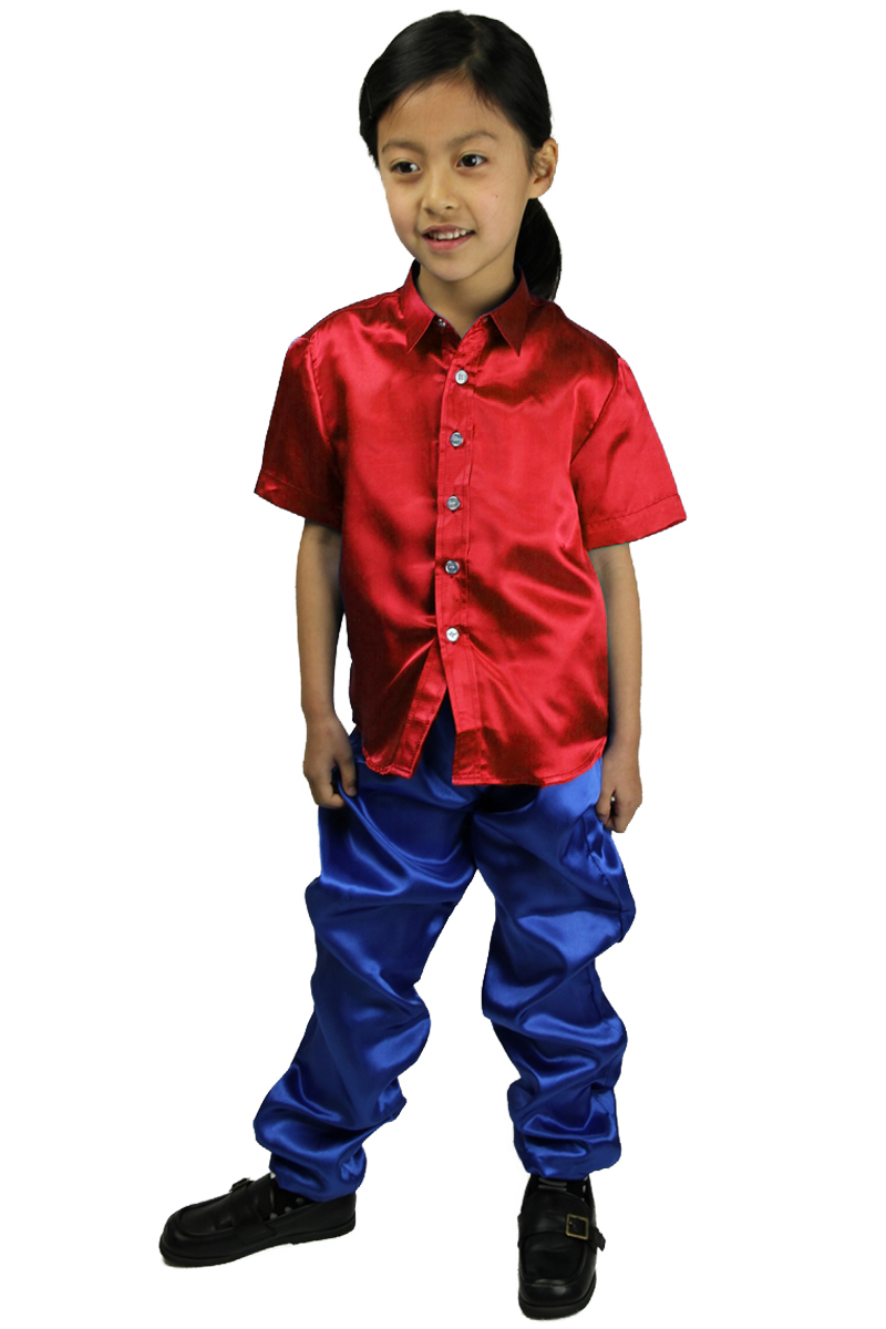 子供サイズ 130-140cm サッカーシャツコレクション 半袖キッズサテンシャツ 4色 レギュラーカラー 訳あり 【訳あり