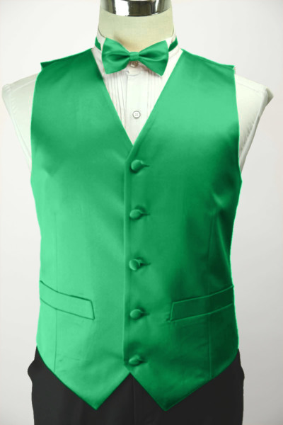 カラーベスト 2点セット（蝶タイ付き） 全12色 ベスト Wonder Stage