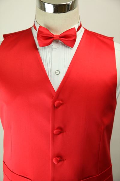 カラーベスト 2点セット（蝶タイ付き） 全12色 ベスト Wonder Stage