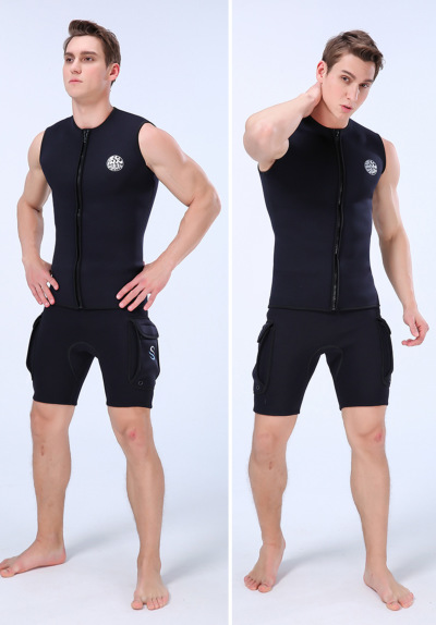 ウェットスーツ 3mm ベスト 袖なし メンズ レディース マリンスポーツ